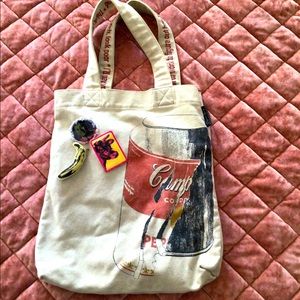 Andy Warhol inspired tote bag